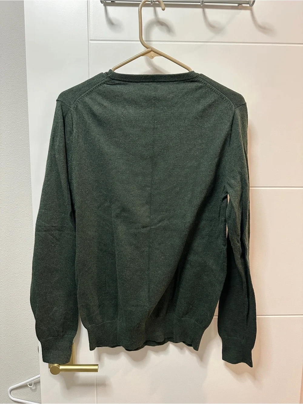 J. Crew Men's Crewneck Sweater in Green